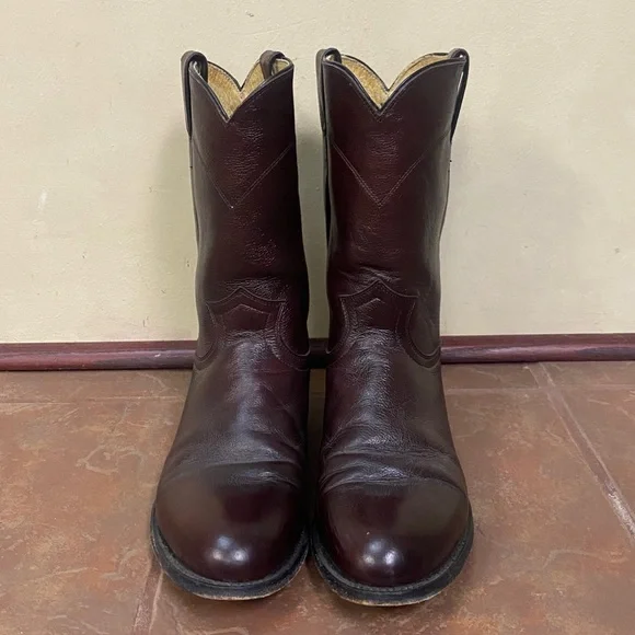 Vintage Justin Roper Cowboy Boots size 10.5 - Picture 2 of 9